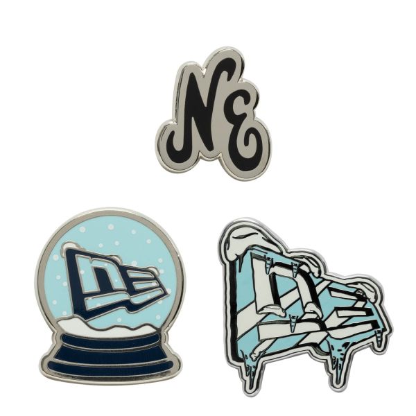 New Era Universal Schmuck Caps PIN BADGE 3er Set