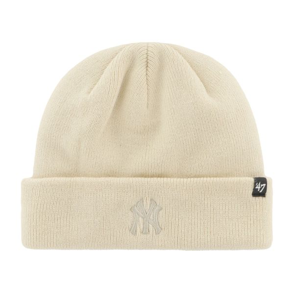 47 Brand Fisherman Cuff Beanie - New York Yankees beige