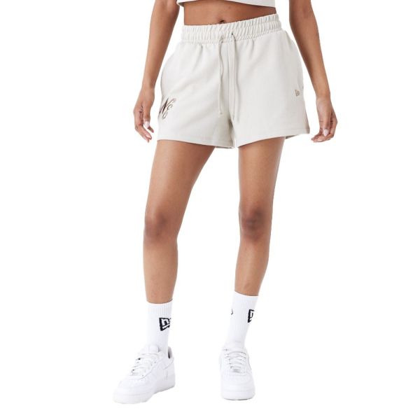 New Era Ladies Sweat Shorts stone beige