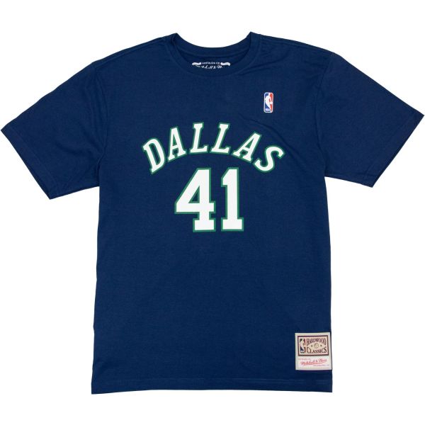 Mitchell & Ness Shirt - Dallas Mavericks Dirk Nowitzki navy