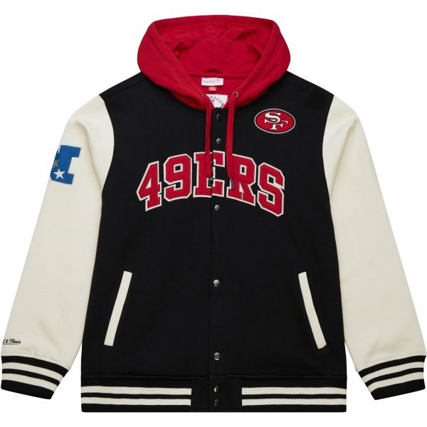 M&N Midweight Hooded Fleece Jacket - San Francisco 49ers