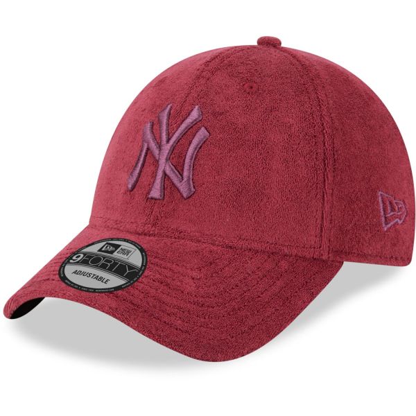 New Era 9Forty Strapback Cap - TOWEL New York Yankees maroon
