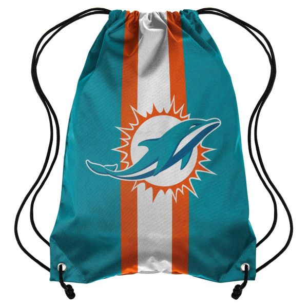 FOCO Gym Bag NFL Drawstring Turnbeutel Miami Dolphins