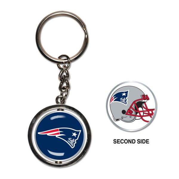 Wincraft SPINNER Key Ring Chain - NFL New England Patriots