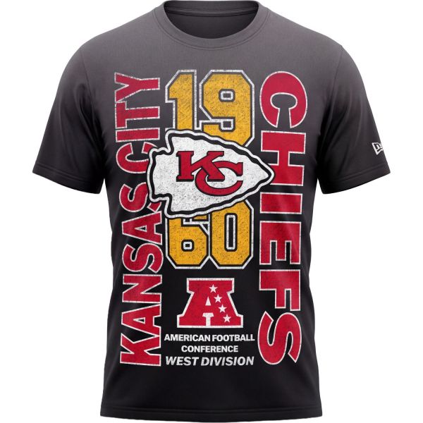 New Era NFL Shirt - VINTAGE Kansas City Chiefs schwarz