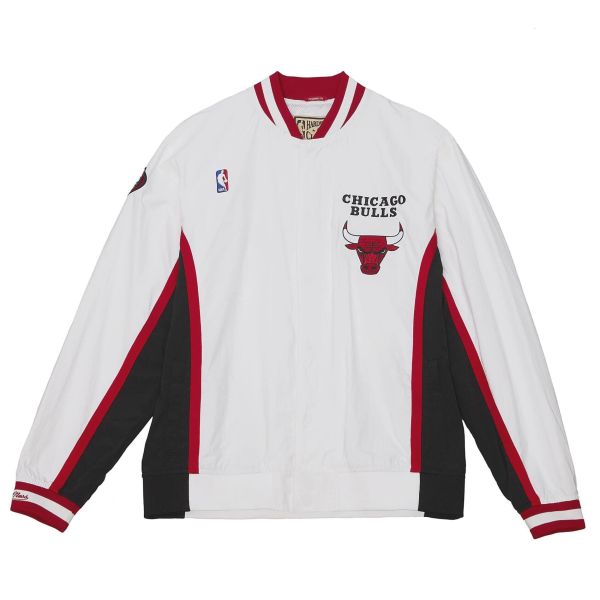 M&N Authentic Warm Up Veste Chicago Bulls 1997-98 blanc