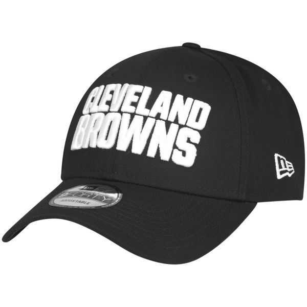 New Era 9Forty Adjustable NFL Cap - BLACK Cleveland Browns