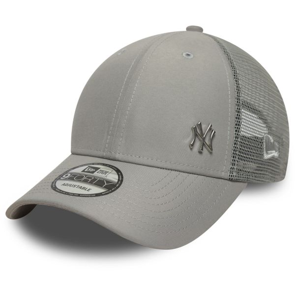 New Era 9Forty Trucker Cap FLAWLESS New York Yankees grau