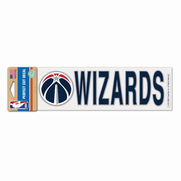 NBA Perfect Cut Autocollant 8x25cm Washington Wizards
