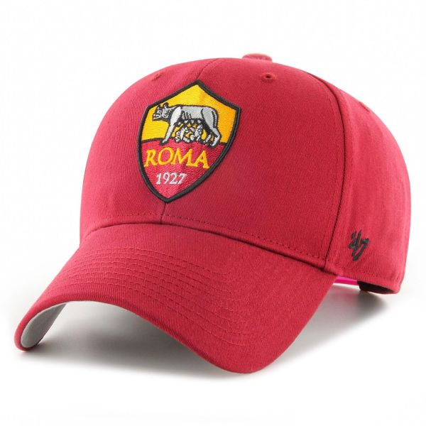 47 Brand Snapback Curved Cap - AS Roma rot