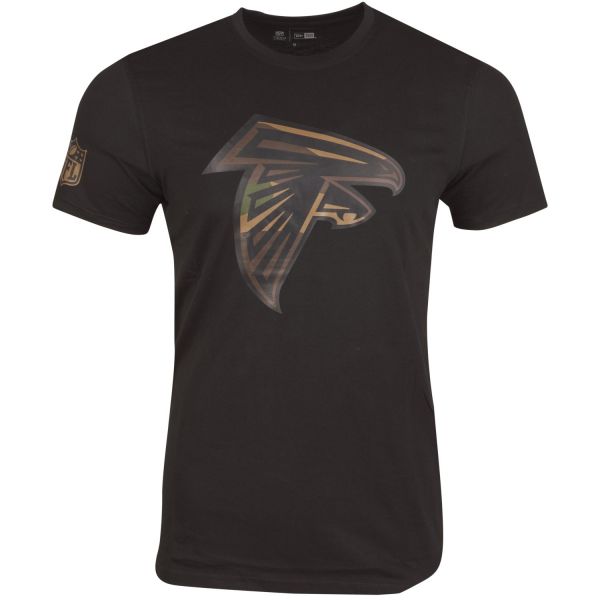 New Era Shirt - NFL Atlanta Falcons schwarz / wood camo