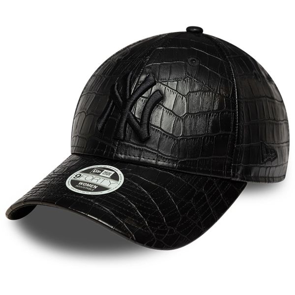 New Era 9Forty Womens Cap - LEATHERETTE NY Yankees black