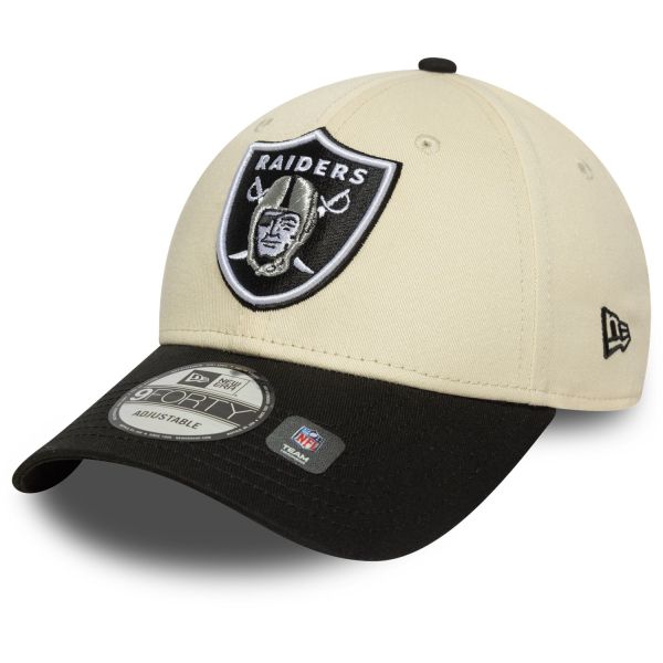 New Era 9Forty Strapback Cap - Las Vegas Raiders beige