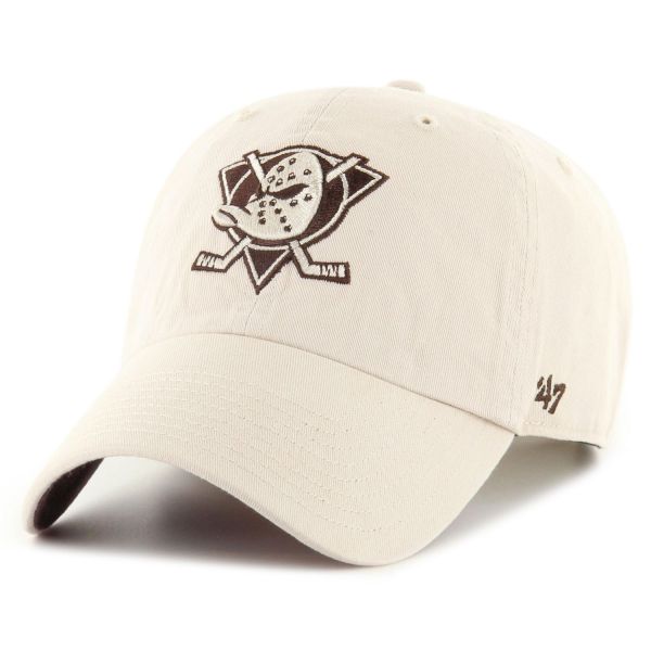 47 Brand Low Snapback Cap - BALLPARK Anaheim Ducks bone