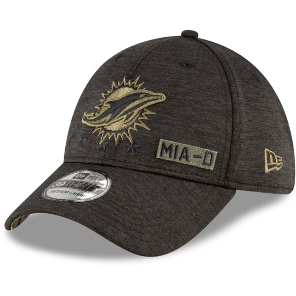 New Era 39Thirty Cap Salute to Service Miami Dolphins