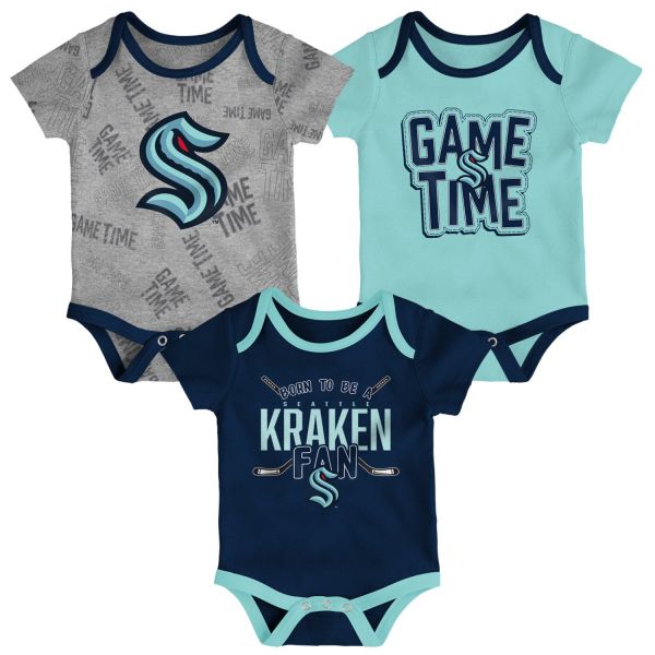 Outerstuff NHL Bébé 3 pièces Barboteuse Seattle Kraken