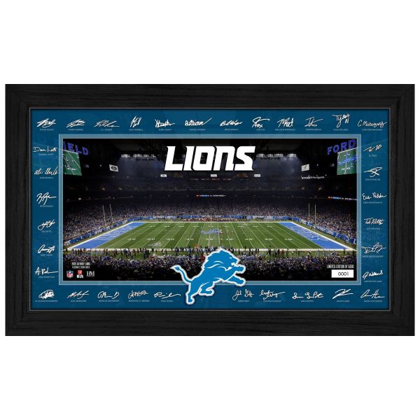 Detroit Lions 2025 NFL Signature Gridiron Frame