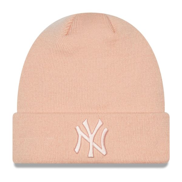 New Era Femme Bonnet d'hiver Beanie - New York Yankees rose