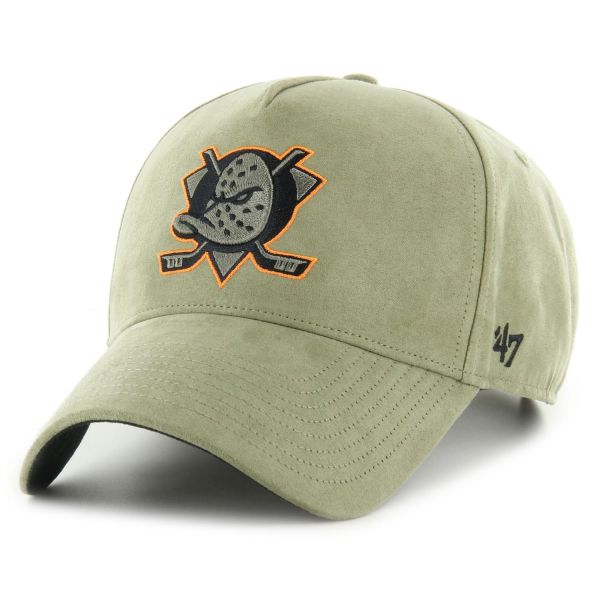 47 Brand Strapback Cap ULTRA SUEDE Anaheim Ducks olive