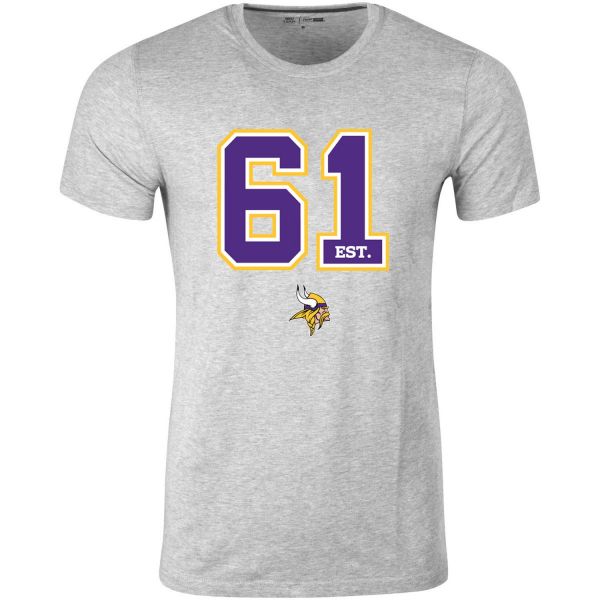 New Era ESTABLISHED LOGO Shirt - NFL Minnesota Vikings gris