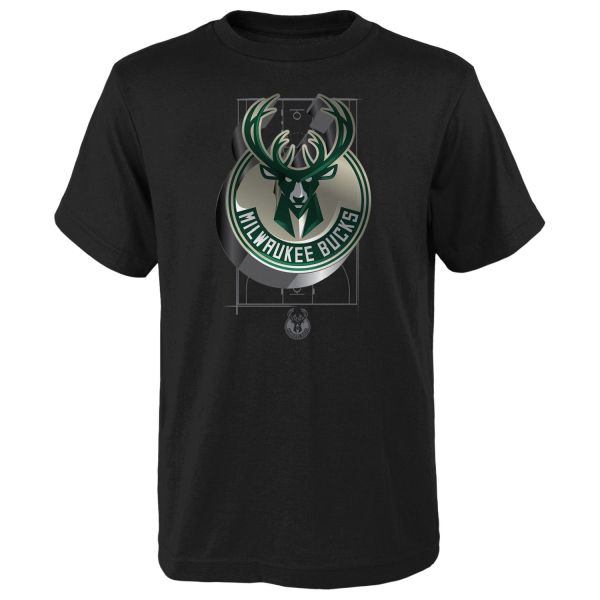 Outerstuff NBA Kids Shirt - 3D LOGO Milwaukee Bucks