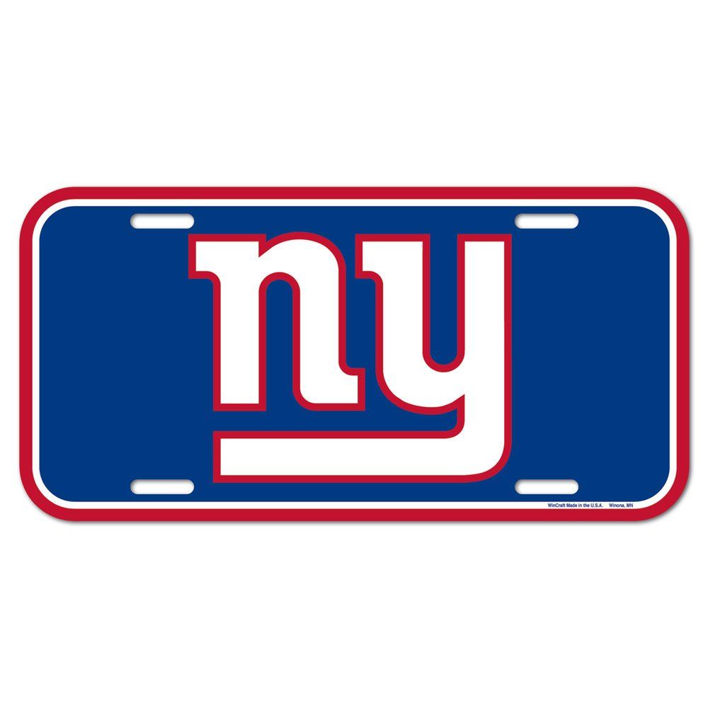 amfoo - Wincraft NFL Kennzeichenschild - New York Giants