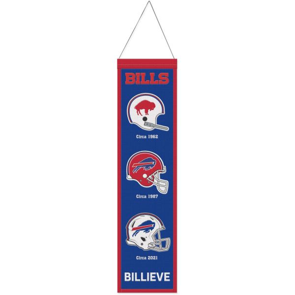 Buffalo Bills EVOLUTION NFL Wool Banner 80x20cm