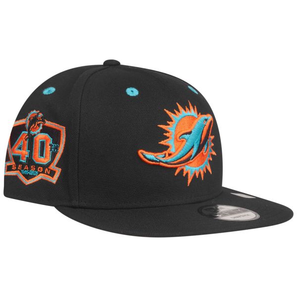 New Era 9Fifty Snapback Cap - Miami Dolphins schwarz