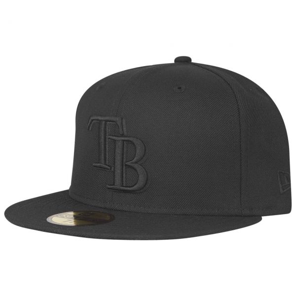 New Era 59Fifty Cap - MLB BLACK Tampa Bay Rays