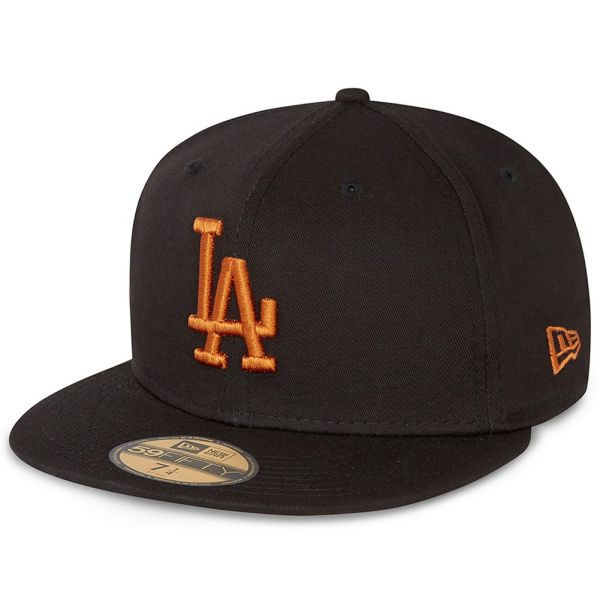 New Era 59Fifty Cap - Los Angeles Dodgers schwarz / toffee