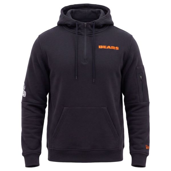 New Era Quarter Zip Hoody - NFL Chicago Bears navy