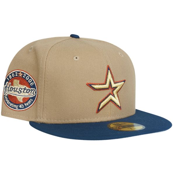 New Era 59Fifty Fitted Cap COOPERSTOWN Houston Astros khaki