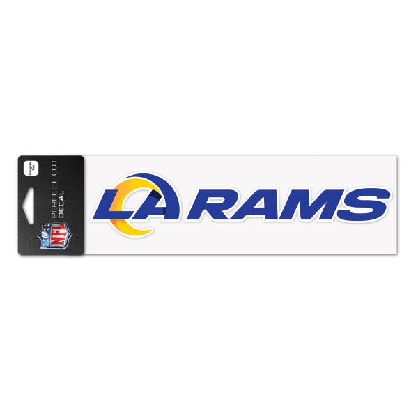 NFL Perfect Cut Aufkleber 8x25cm Los Angeles Rams