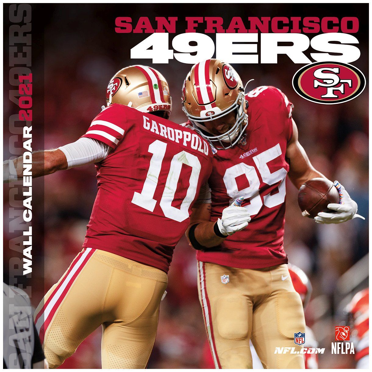 amfoo - Turner NFL 30x30cm Wand-Kalender 2021 San Francisco 49ers