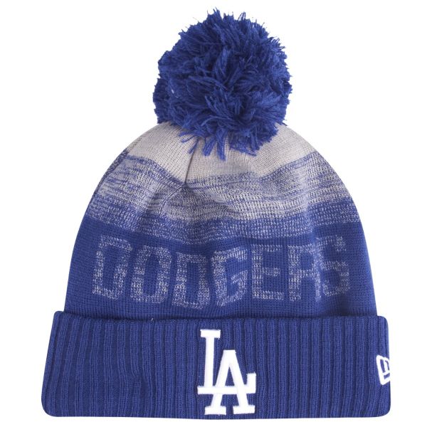 New Era MLB ON-FIELD Fleece Winter Mütze - LA Dodgers