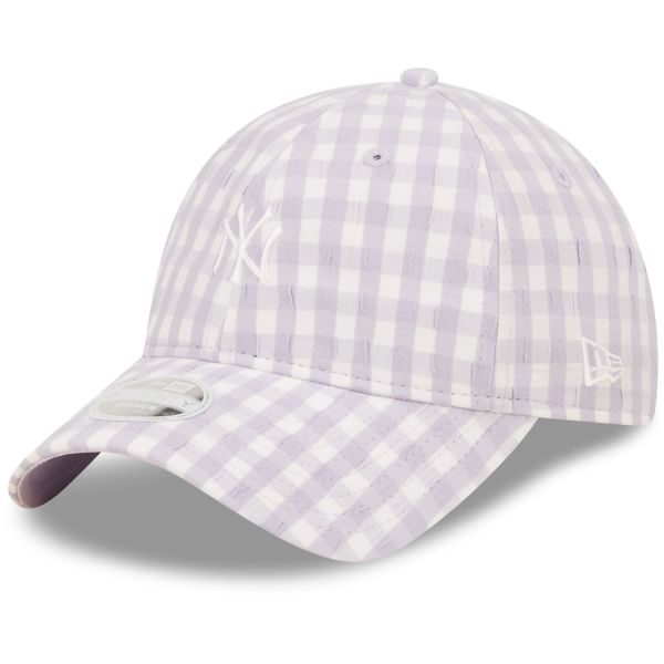 New Era 9Twenty Femme Cap - GINGHAM New York Yankees rose