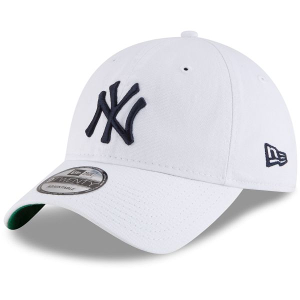 New Era 9Twenty Strapback Cap - New York Yankees blanc