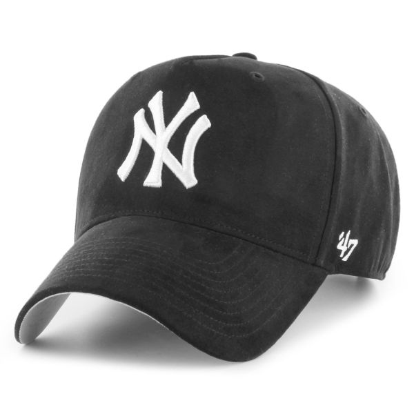 47 Brand Strapback Cap ULTRA SUEDE New York Yankees black
