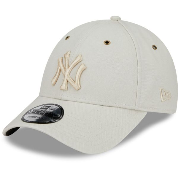 New Era 9Forty Strapback Cap - CANVAS New York Yankees stone