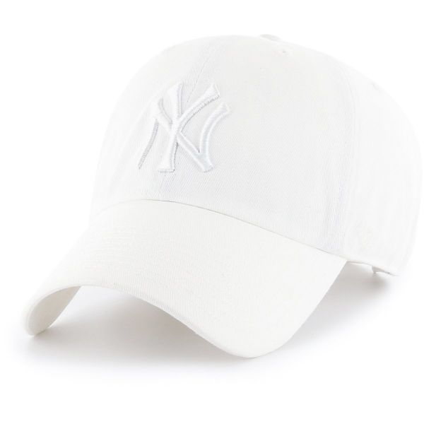 47 Brand Adjustable Cap - CLEAN UP New York Yankees white