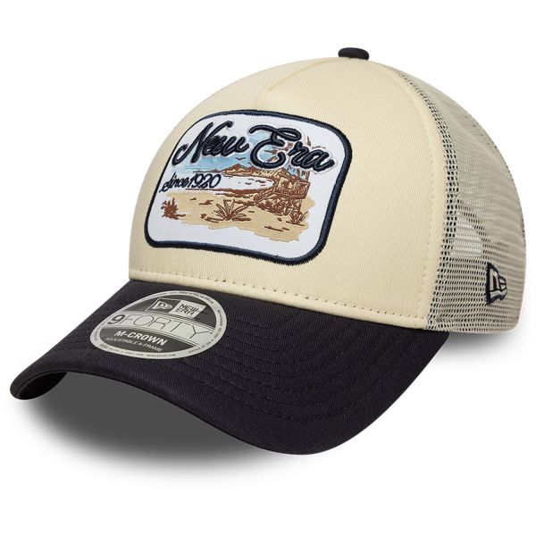 New Era 9Twenty Trucker Cap - M-Crown Outdoor beige