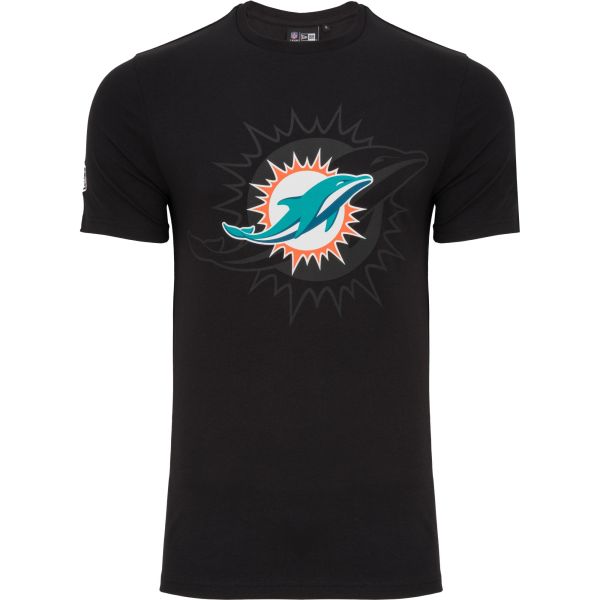 New Era Fan Shirt - NFL Miami Dolphins 2.0 schwarz