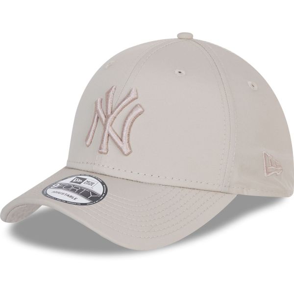 New Era 9Forty Strapback Cap - New York Yankees stone grau