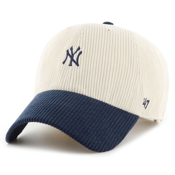 47 Brand Adjustable Cord Cap CLEAN UP New York Yankees beige