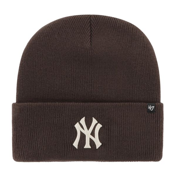 47 Brand Knit Bonnet - HAYMAKER New York Yankees brun