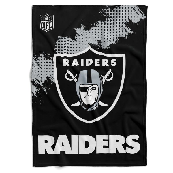 Las Vegas Raiders NFL Fleece Super-Soft Plüschdecke