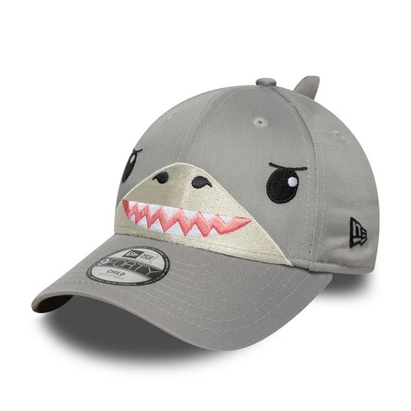 New Era Enfants Child 9Forty Cap - ANIMAL FACE gris