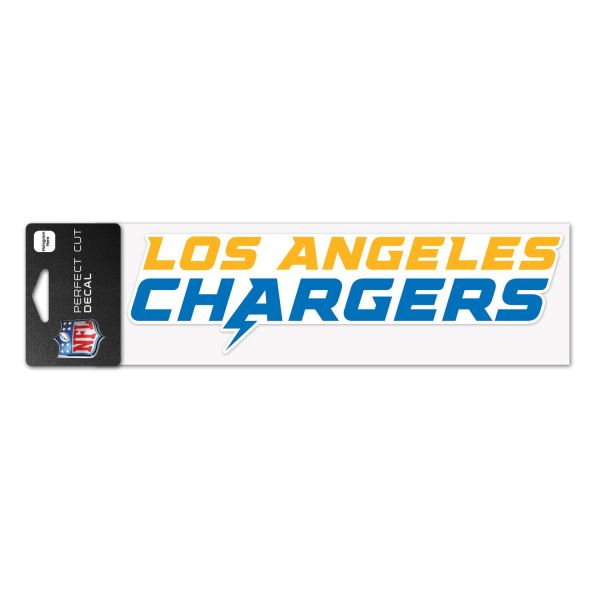 NFL Perfect Cut Aufkleber 8x25cm Los Angeles Chargers