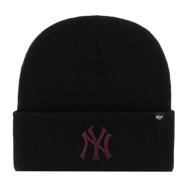 47 Brand Beanie Wintermütze - HAYMAKER NY Yankees schwarz