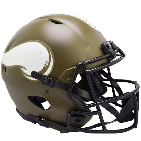 Riddell Authentique Casque SALUTE TO SERVICE Vikings